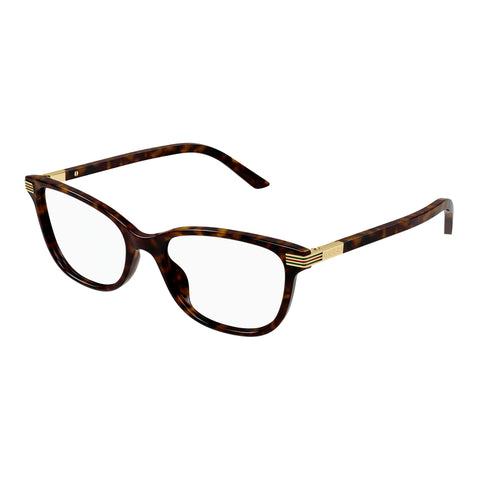 Gucci Gg1451o Havana Female Cat-Eye Optical Frames | Eyewear Index