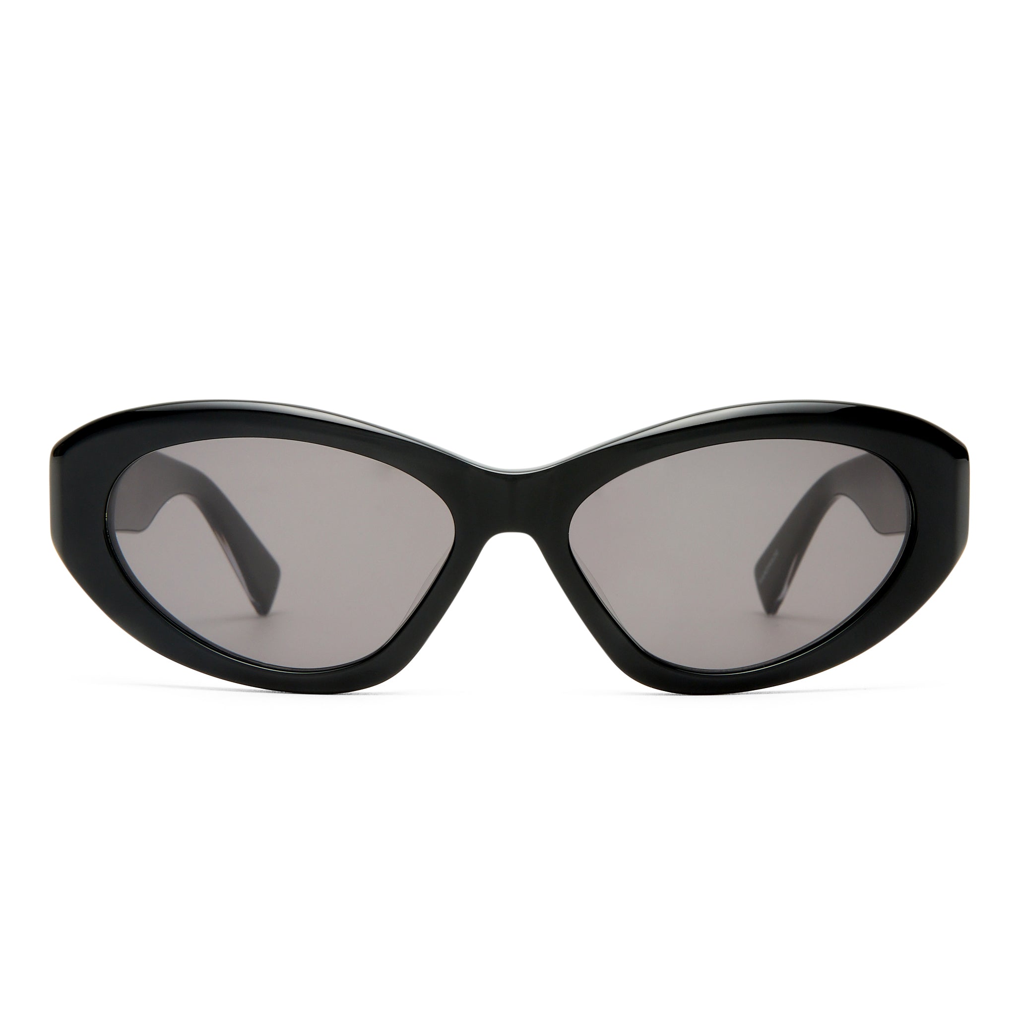 Oroton Remy Black Female Cat-Eye Sunglasses | Eyewear Index