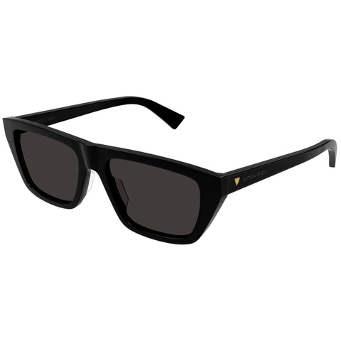 Bottega Veneta Bv1291s Black Female Rectangle Sunglasses | Eyewear Index