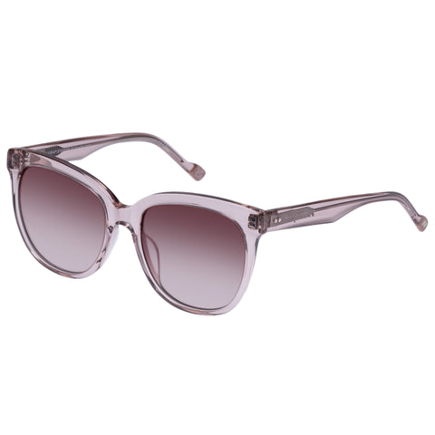 Le Specs Oh Snap Rosewater Female Square Sunglasses | Eyewear Index