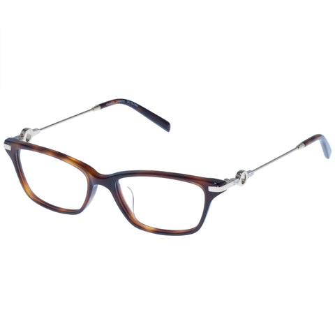 Oroton Mandy Signature Tort Gold Female Rectangle Optical Frames | Eyewear Index