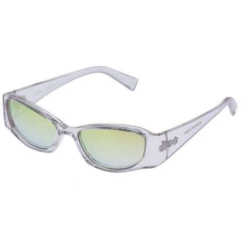 Le Specs Barrier Mist Uni-Sex Wrap Sunglasses | Eyewear Index