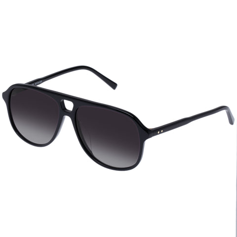 Oroton Folk Black Female Aviator Sunglasses | Eyewear Index