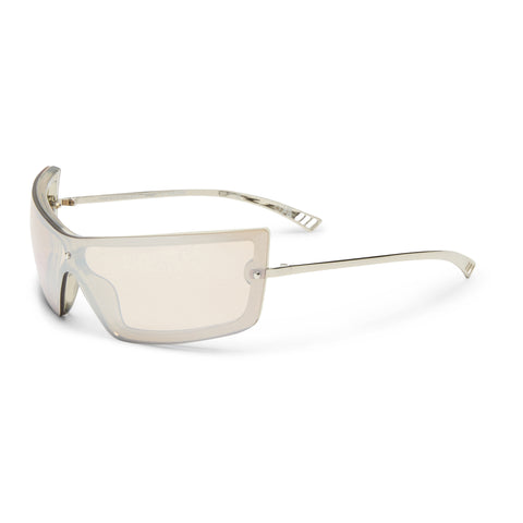 Le Specs The Bodyguard Smoke Silver Uni-Sex Wrap Sunglasses | Eyewear Index