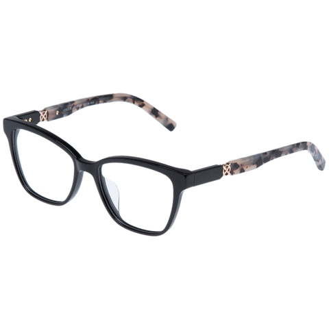 Oroton Joelle Black Cookie Tort Female Cat-Eye Optical Frames | Eyewear Index