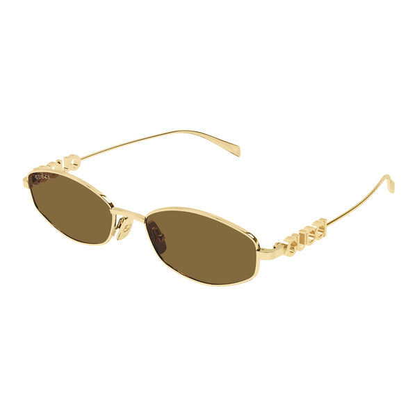 Gucci Sunglasses GG0002S 005 Womens Sunglasses Gucci GG0002S Sunglasses | FREE Shipping - Go-Optic.com  main image 4