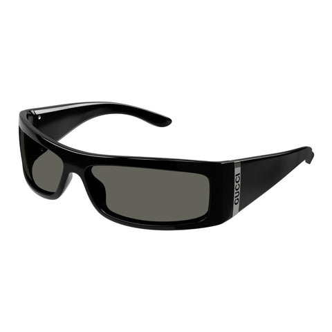 Gucci Gg1492sa Black Male Rectangle Sunglasses | Eyewear Index