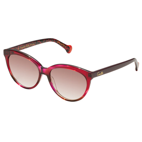 Camilla All The Things Berry Haze Cherry Female Cat-Eye Sunglasses | Eyewear Index