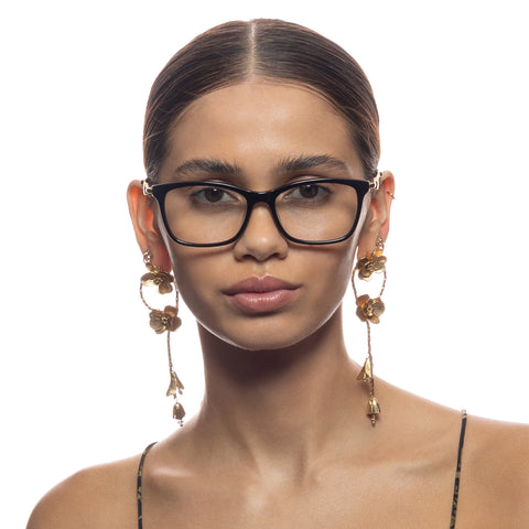 Camilla Still Trending Black Female Rectangle Optical Frames | Eyewear Index