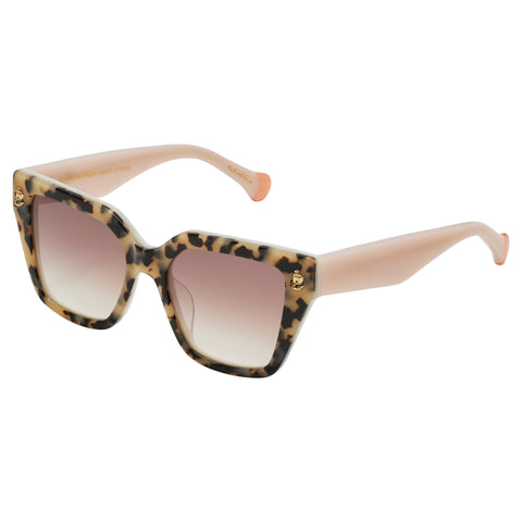 Camilla Bottomless Brunch Natural Tort Ballet Female D-Frame Sunglasses | Eyewear Index