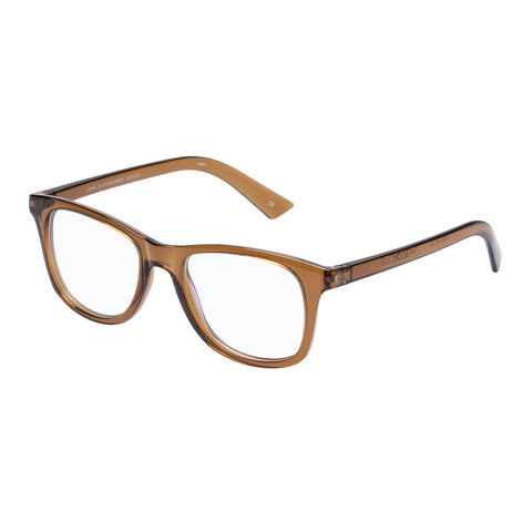 The Book Club Grime In Banishment Brown Male D-Frame Readers | Eyewear Index