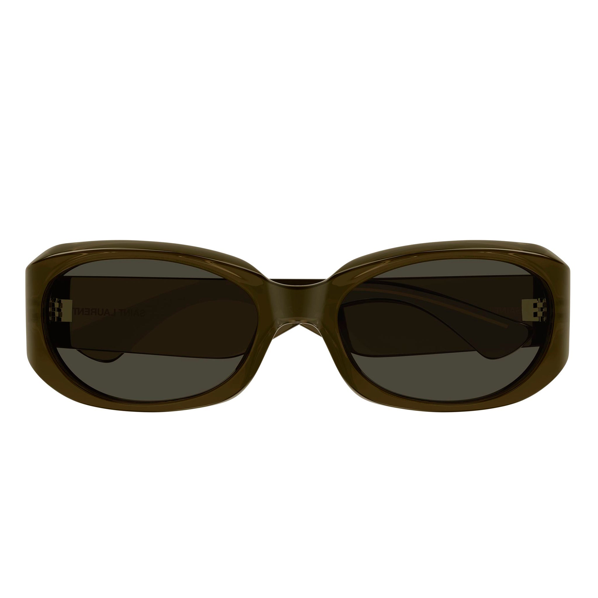 Saint Laurent Sl868f Brown Female Round Sunglasses | Eyewear Index