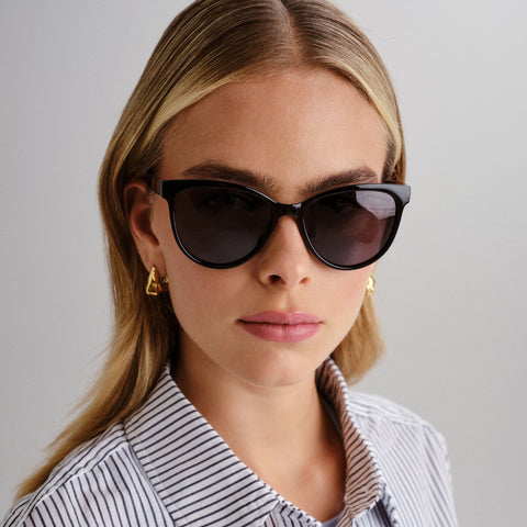 Cancer Council Evandale Black Berry Tort Female Cat-Eye Sunglasses | Eyewear Index