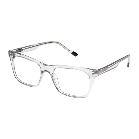 Le Specs The Mannerist 53 Clear Male D-Frame Optical Frames | Eyewear Index