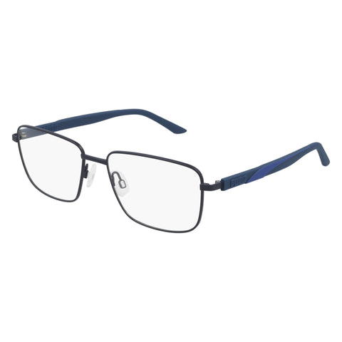 Puma Pu0331o Blue Male Rectangle Optical Frames | Eyewear Index