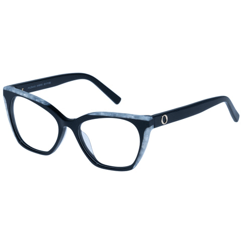 Oroton Milena Black Ivory Female Cat-Eye Optical Frames | Eyewear Index