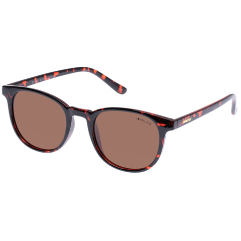 Solarized Refined Round Dark Tort Uni-Sex Round Sunglasses | Eyewear Index