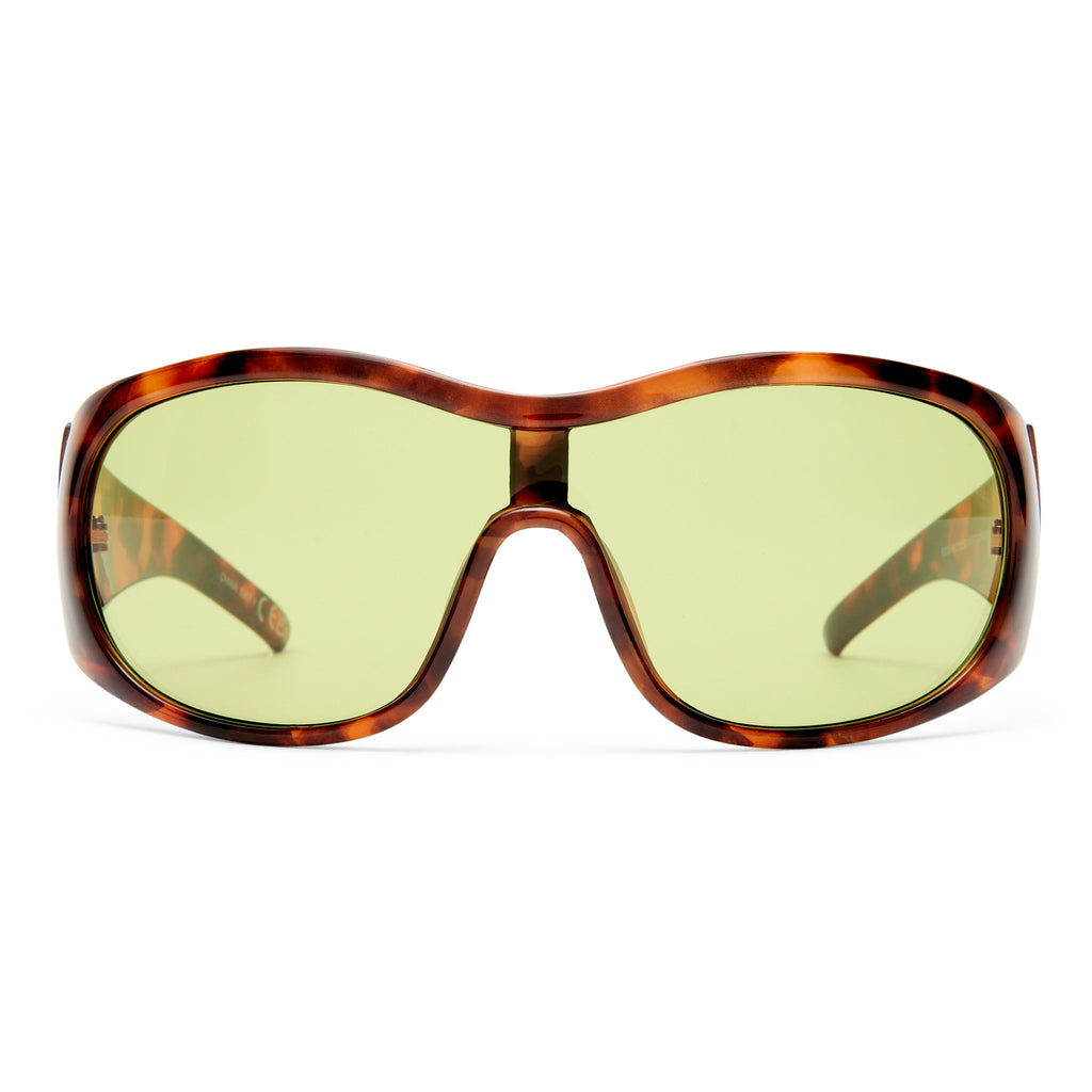Aire Artemis Dark Tort Uni-Sex Shield Sunglasses | Eyewear Index
