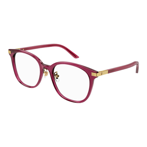 Gucci Gg1453ok Burgundy Female Round Optical Frames | Eyewear Index