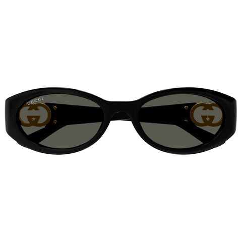 Gucci Gg1662sa Black Female Round Sunglasses | Eyewear Index