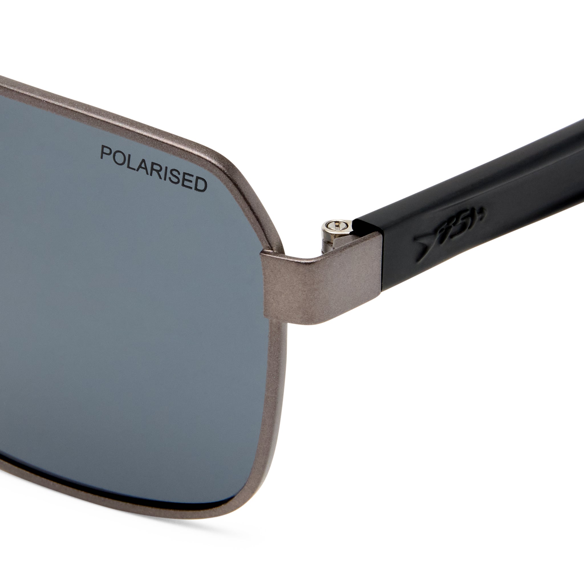 Fish Sandbar Pearl Gunmetal Charcoal Male Aviator Sunglasses | Eyewear Index