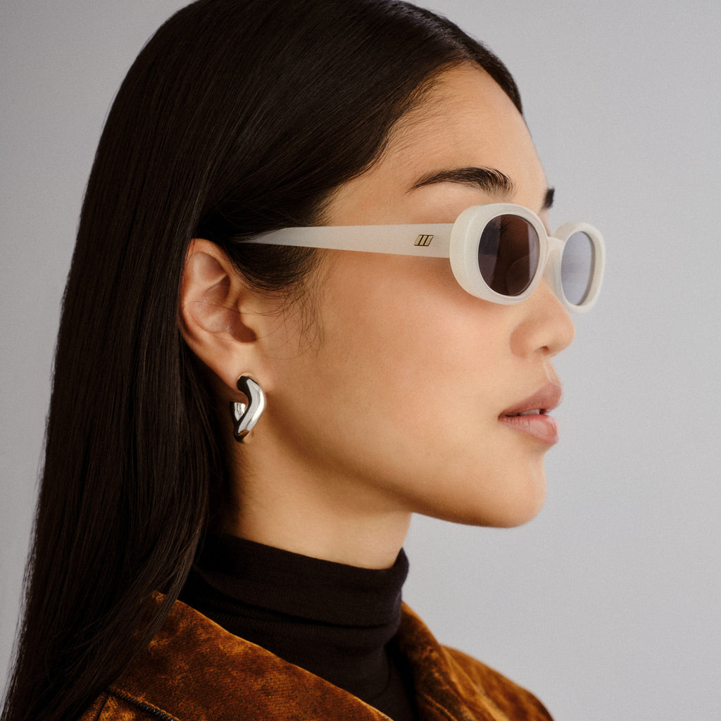 Le Specs Outta Love + Milk Uni-Sex Oval Sunglasses | Eyewear Index