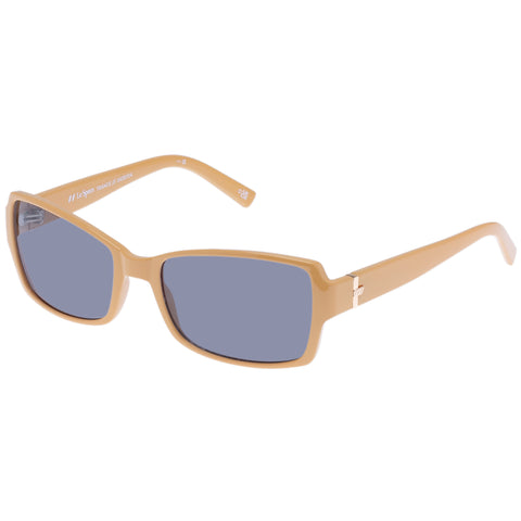 Le Specs Trance Mustard Putty Uni-Sex Rectangle Sunglasses | Eyewear Index