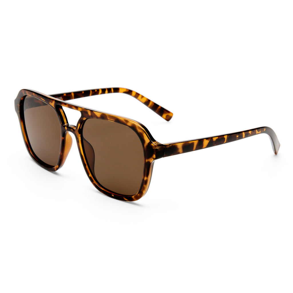 Village Indie Tort Male Aviator Sunglasses | Eyewear Index