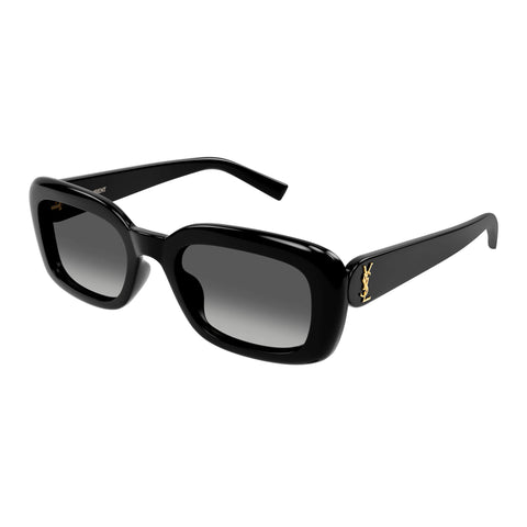 Saint Laurent Slm130 Black Female Rectangle Sunglasses | Eyewear Index