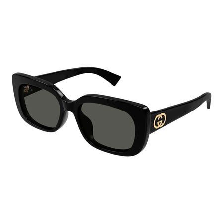 Gucci Gg1979sk Black Female Rectangle Sunglasses | Eyewear Index