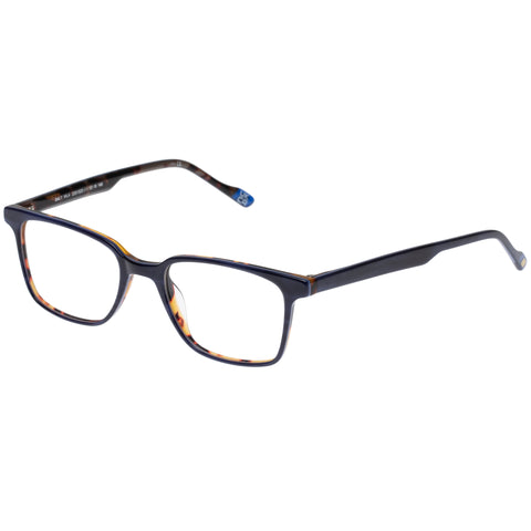 Le Specs Dalt Vila Navy Bark Male D-Frame Optical Frames | Eyewear Index