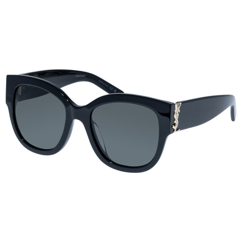 Saint Laurent Slm95f Black Female Cat-Eye Sunglasses | Eyewear Index