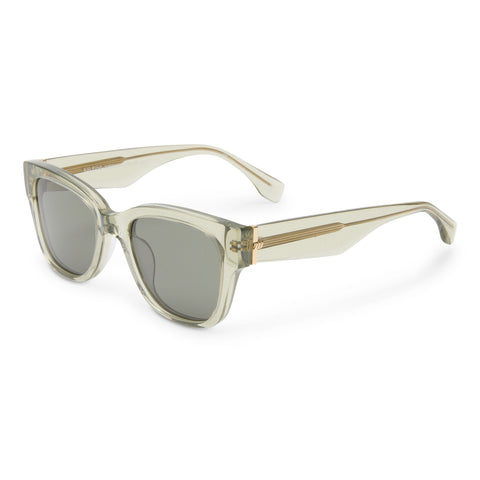 Le Specs Kaleido 52 Eucalyptus Uni-Sex Square Sunglasses | Eyewear Index