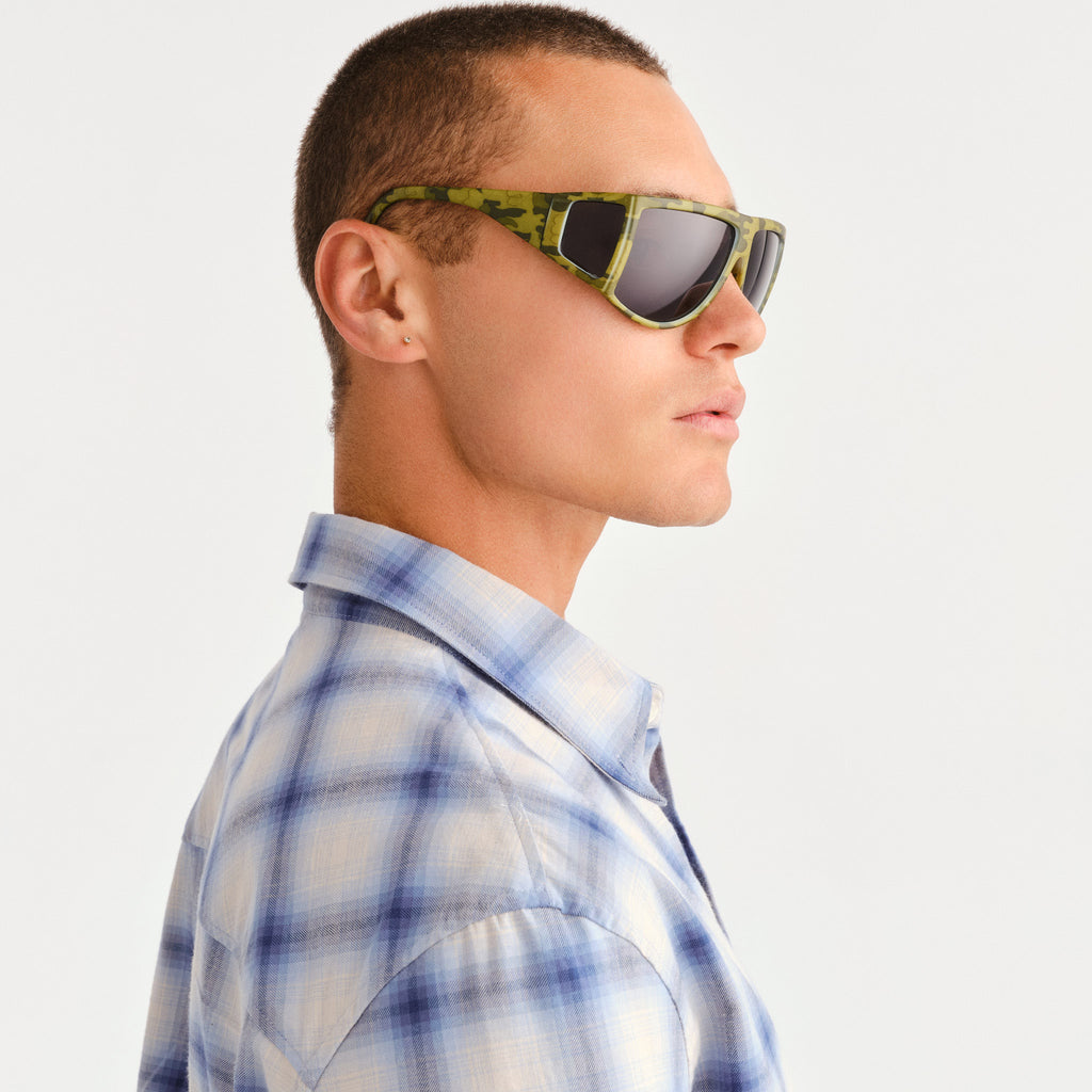 Cancer Council Nash Green Camouflage Uni-Sex 4 Lens Sunglasses | Eyewear Index