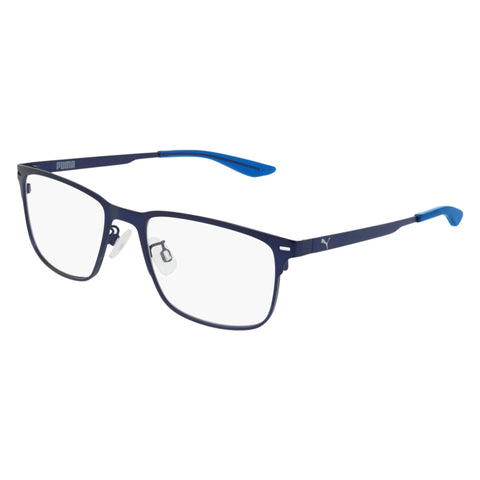 Puma Pe0084o Blue Male Rectangle Optical Frames | Eyewear Index