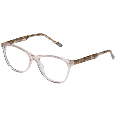 Le Specs Allegory Sand Seaside Travertine Female Cat-Eye Optical Frames | Eyewear Index