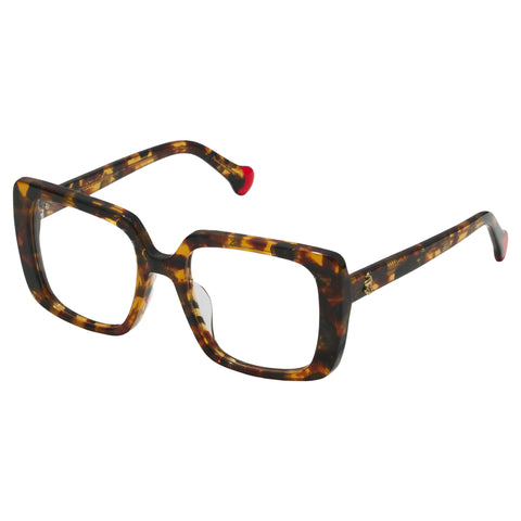 Camilla Surf To The City Black Feather Tort Female Rectangle Optical Frames | Eyewear Index