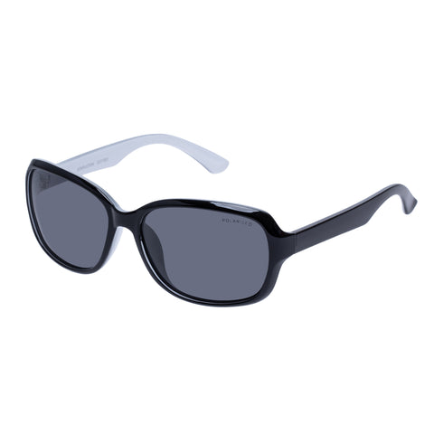 Cancer Council Stapleton Black White Female Wrap Sunglasses | Eyewear Index