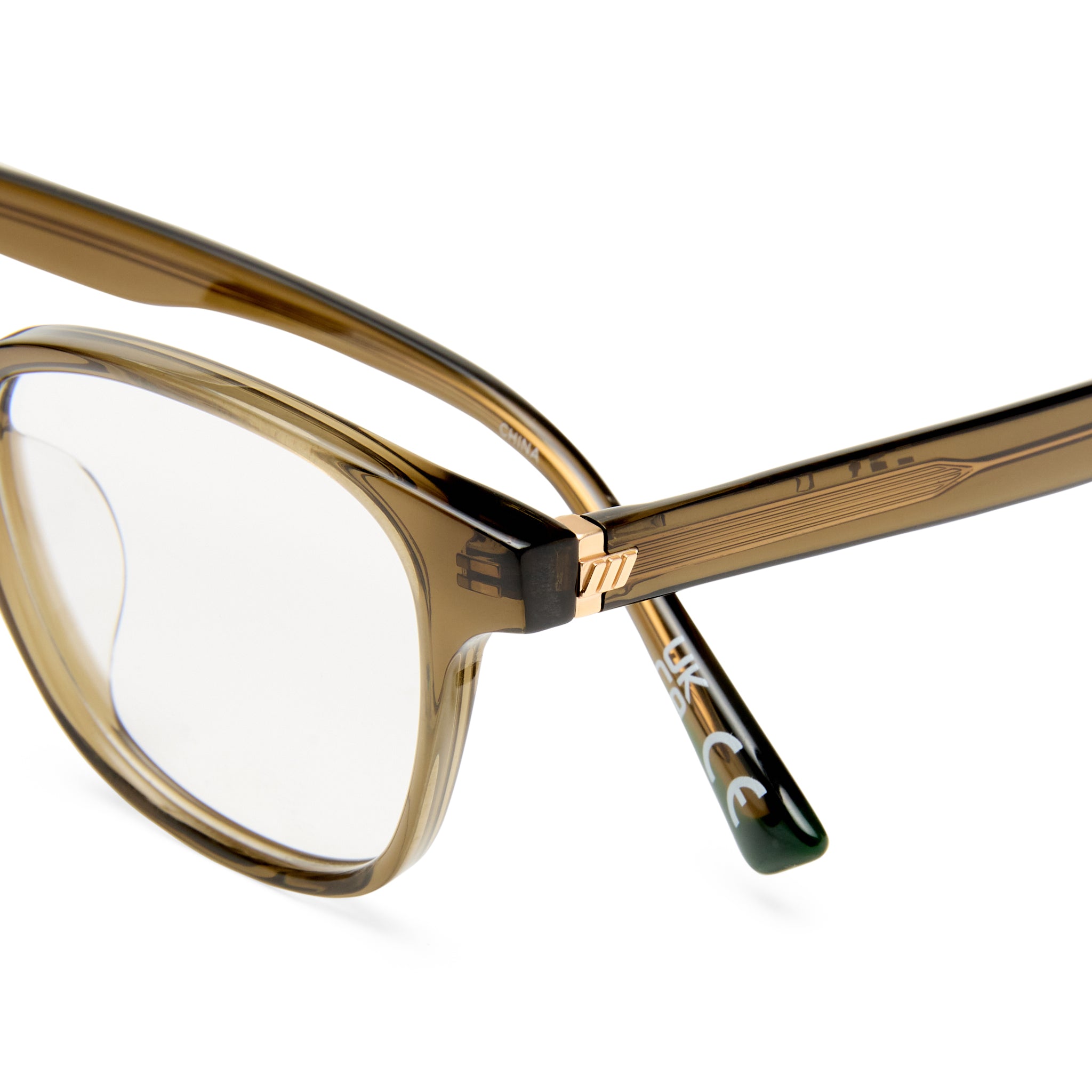 Le Specs Spectral 48 Olive Uni-Sex Round Optical Frames | Eyewear Index