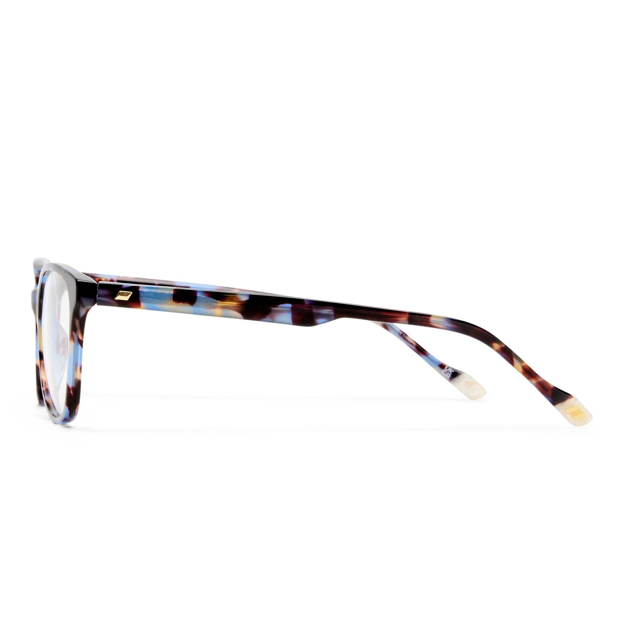 Le Specs Allegory Navy Tort Female Cat-Eye Optical Frames | Eyewear Index