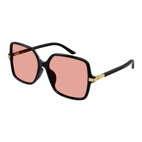 Gucci Gg1448sa Black Female Rectangle Sunglasses | Eyewear Index