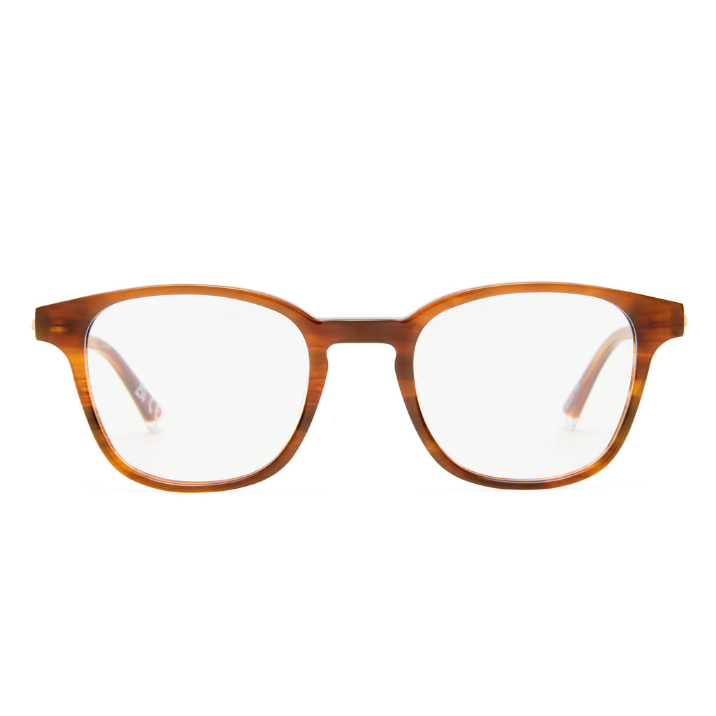 Le Specs Spectral 48 Brown Haze Uni-Sex Round Optical Frames | Eyewear Index