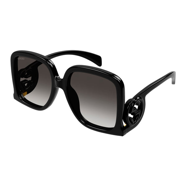 Gucci Gg1326s Black Female Square Sunglasses | Eyewear Index