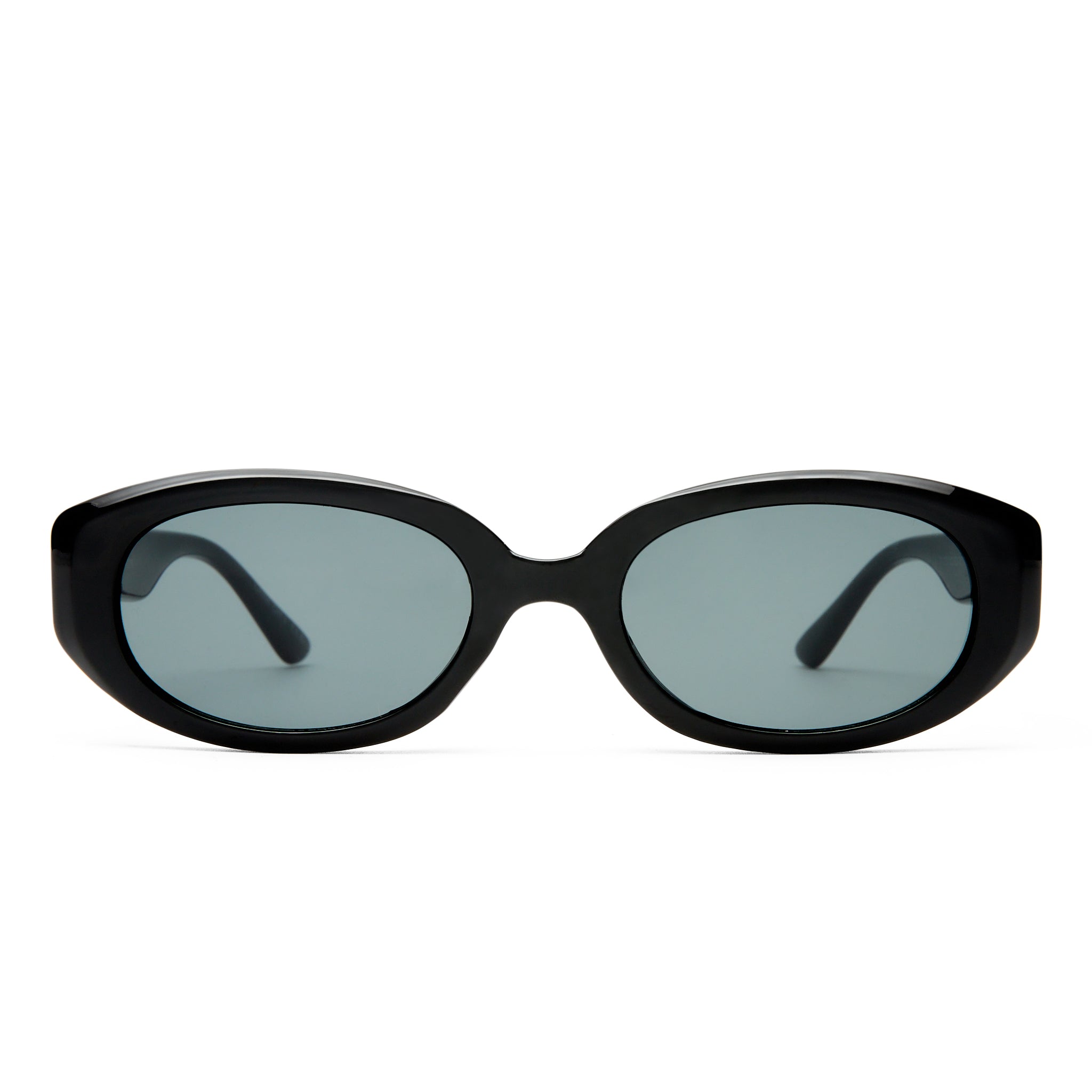Aire Affinity Black Uni-Sex Oval Sunglasses | Eyewear Index