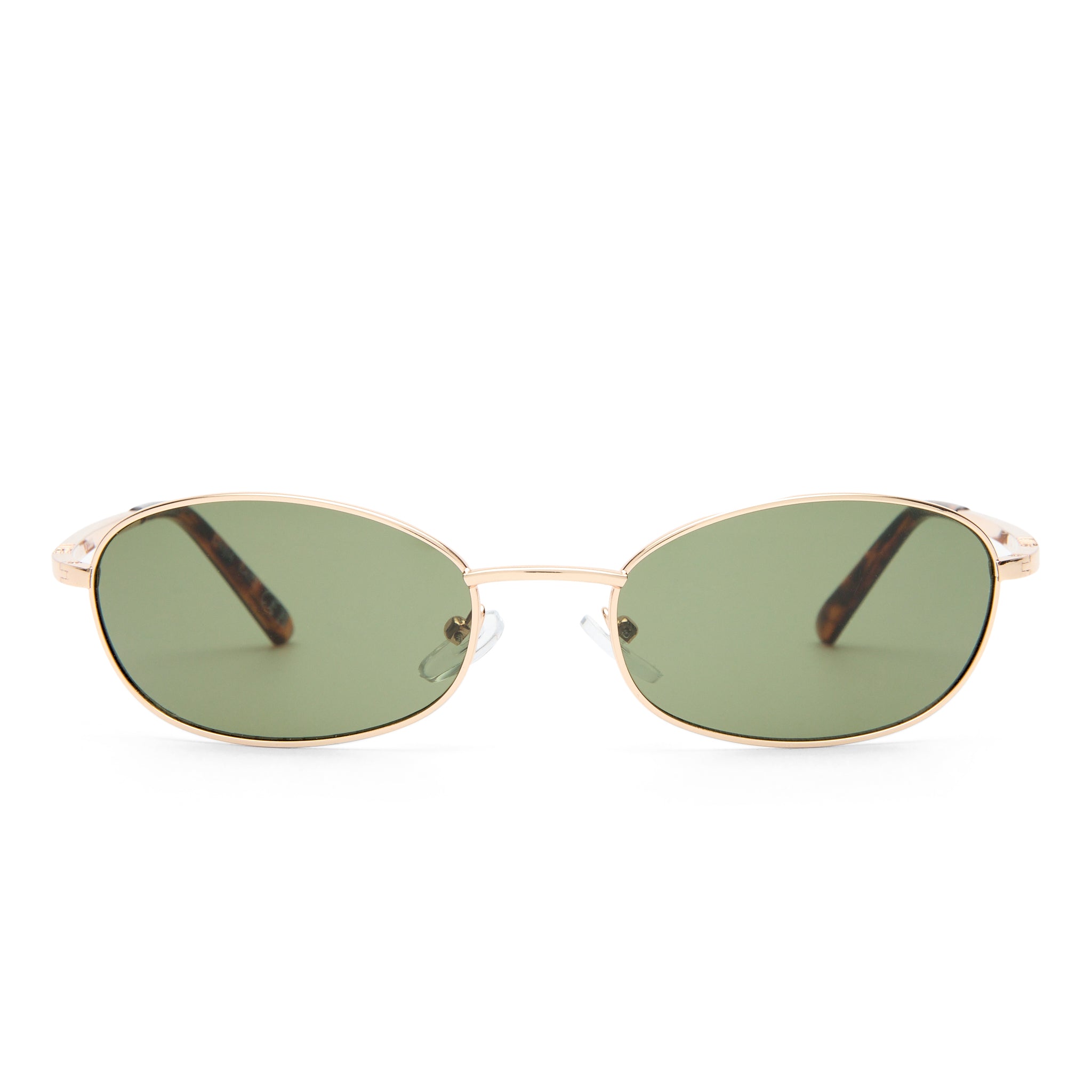 Aire High Beam Gold Amber Tort Uni-Sex Oval Sunglasses | Eyewear Index