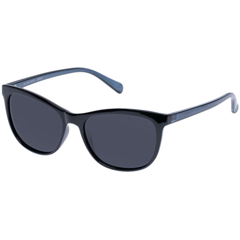 Cancer Council Hallem Petite Black Crystal Ink Female D-Frame Sunglasses | Eyewear Index