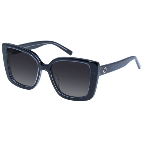 Oroton Winona Midnight Pearlised Ultramine Female Cat-Eye Sunglasses | Eyewear Index