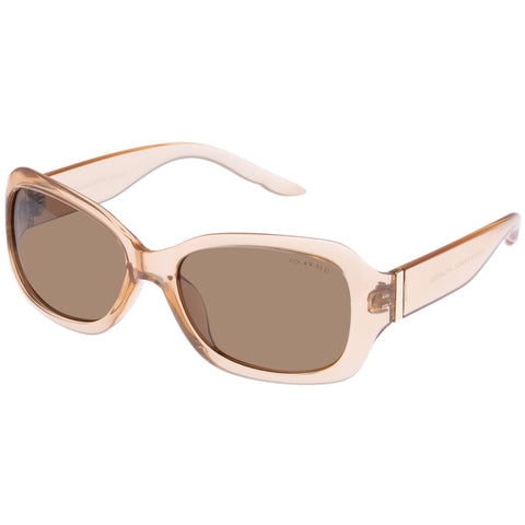 Cancer Council Ettalong Petite Sand Female Wrap Sunglasses | Eyewear Index