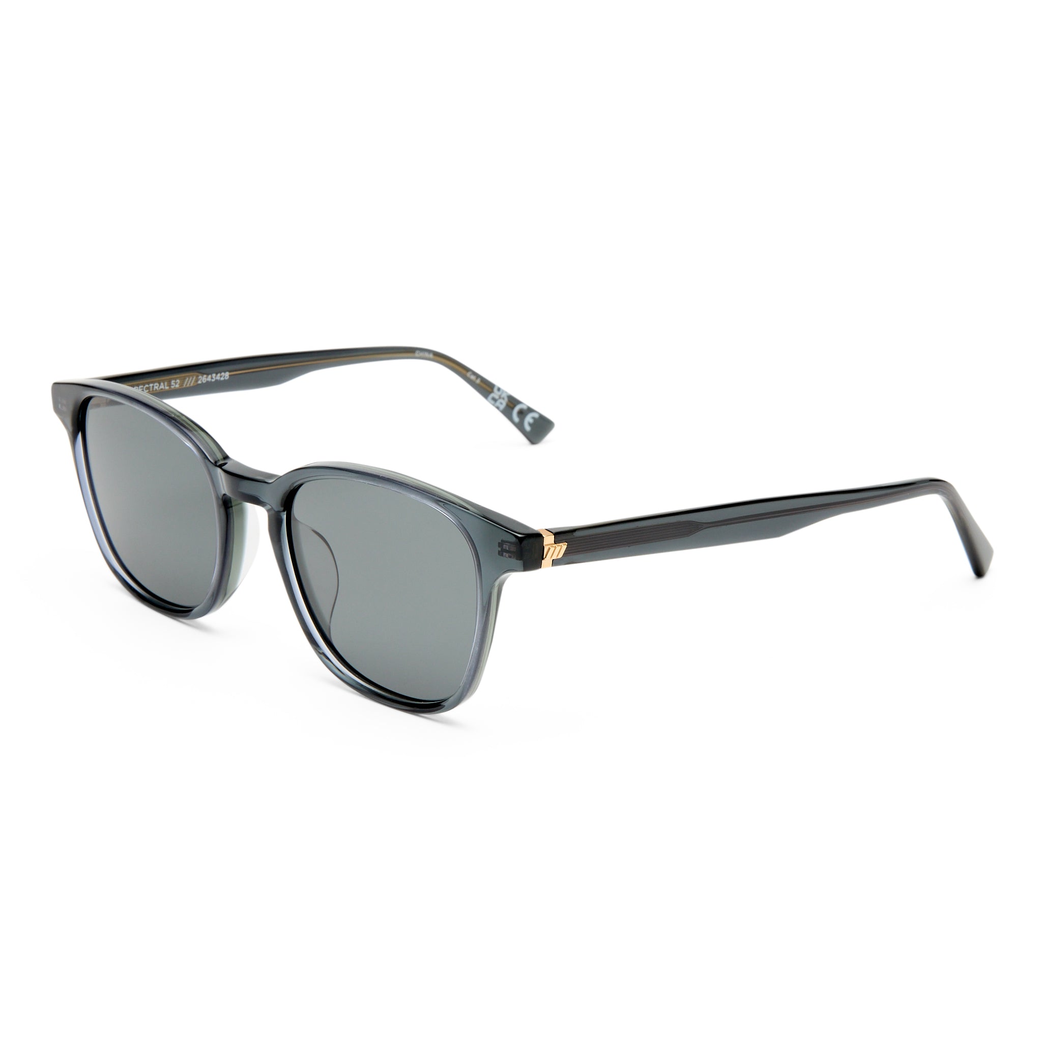 Le Specs Spectral 52 Charcoal Uni-Sex Round Sunglasses | Eyewear Index