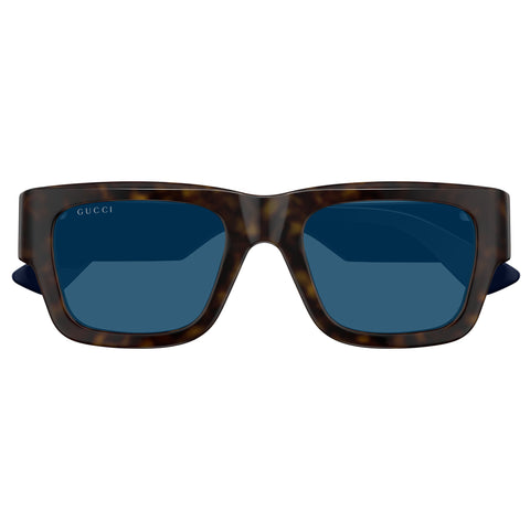 Gucci Gg1668s Havana Male Rectangle Sunglasses | Eyewear Index